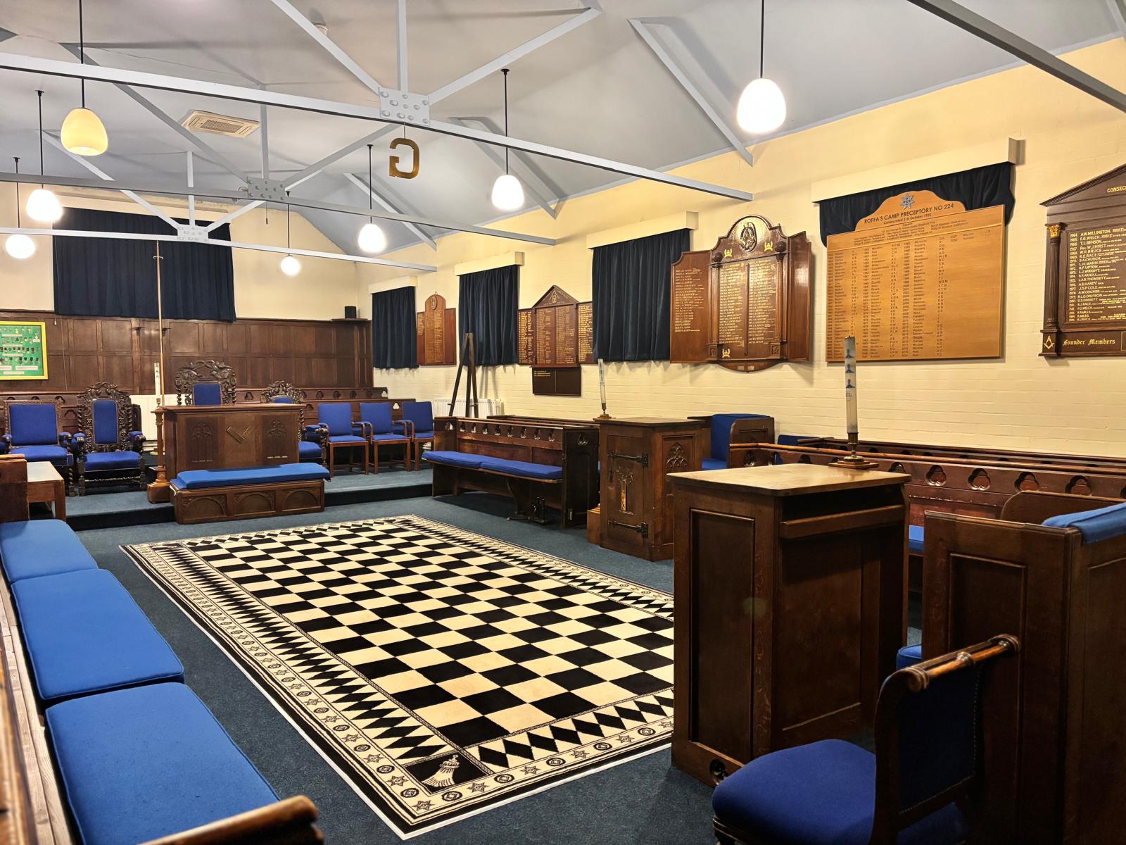 Interior of Howard Hall Lodge